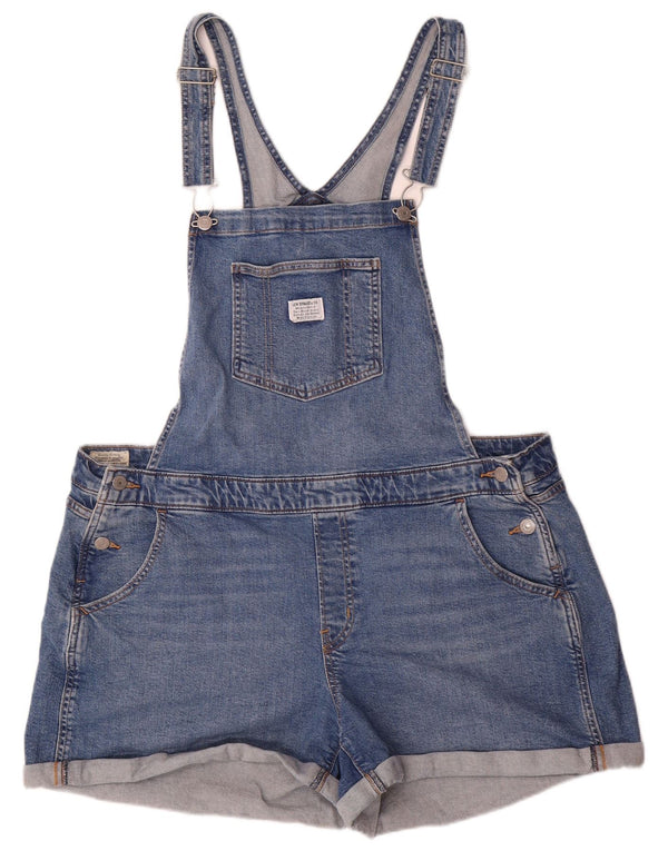 Женские джинсовые шорты Levi's, комбинезон, США 20, 3XL, W40, синий хлопок