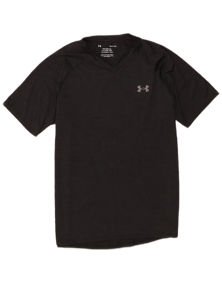 Мужская футболка Under Armour, маленькая, черная, в крапинку