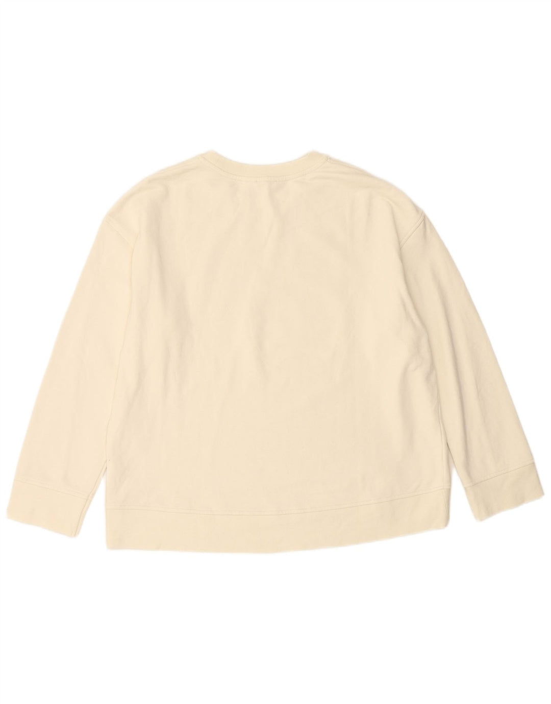 Женский джемпер оверсайз с рисунком JIGSAW, Великобритания, 16, большой, белый цвет