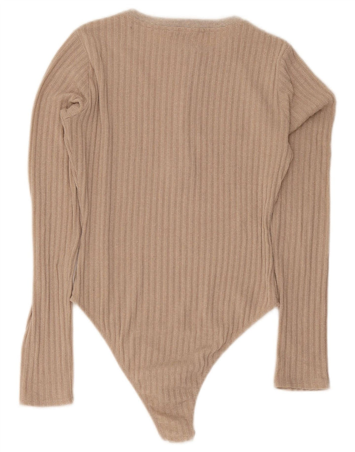 Женское боди Zara UK 10, маленький бежевый