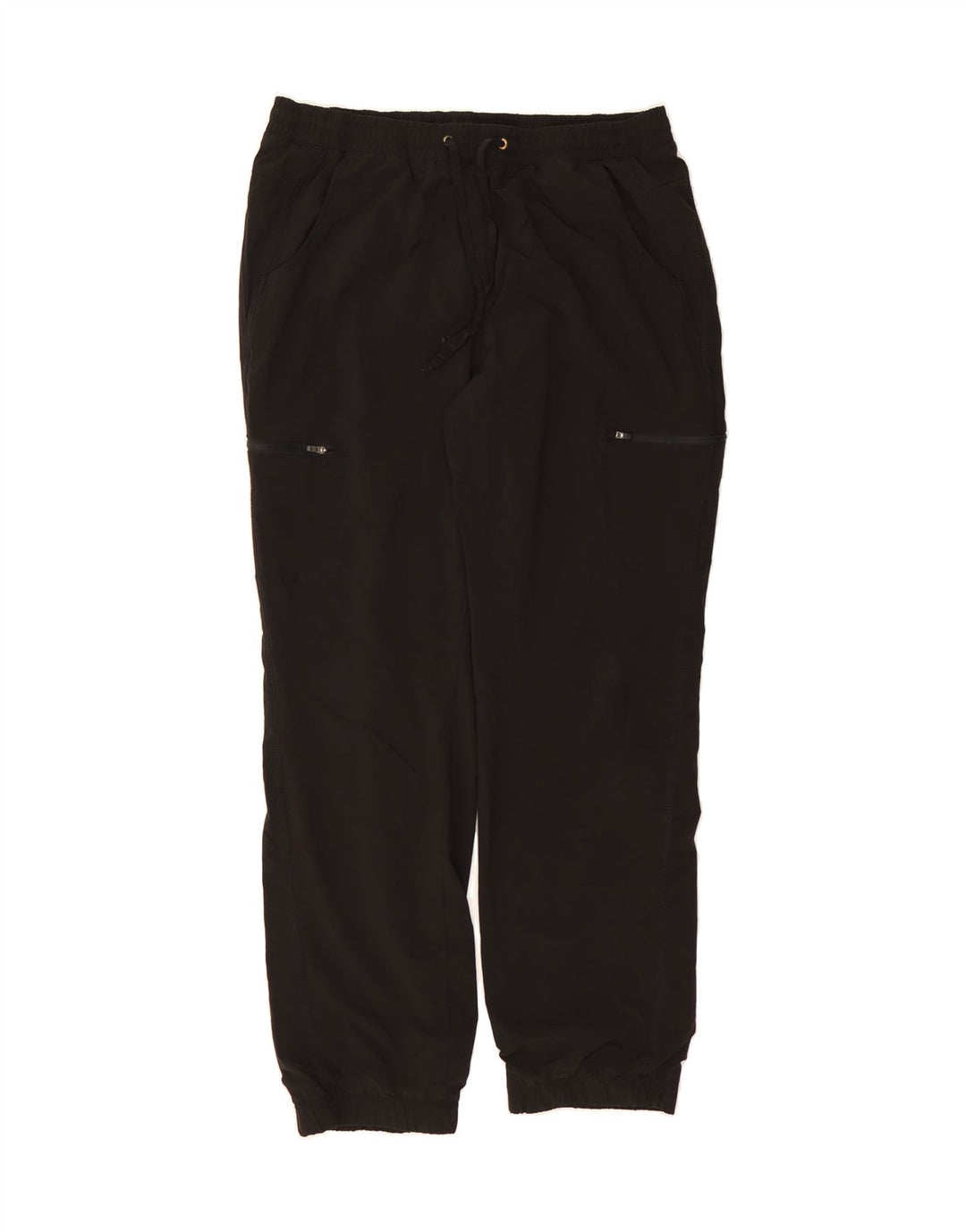 EDDIE BAUER Womens Cargo Tracksuit Trousers Joggers US 12 Large  Black Vintage Eddie Bauer and Second-Hand Eddie Bauer from Messina Hembry 