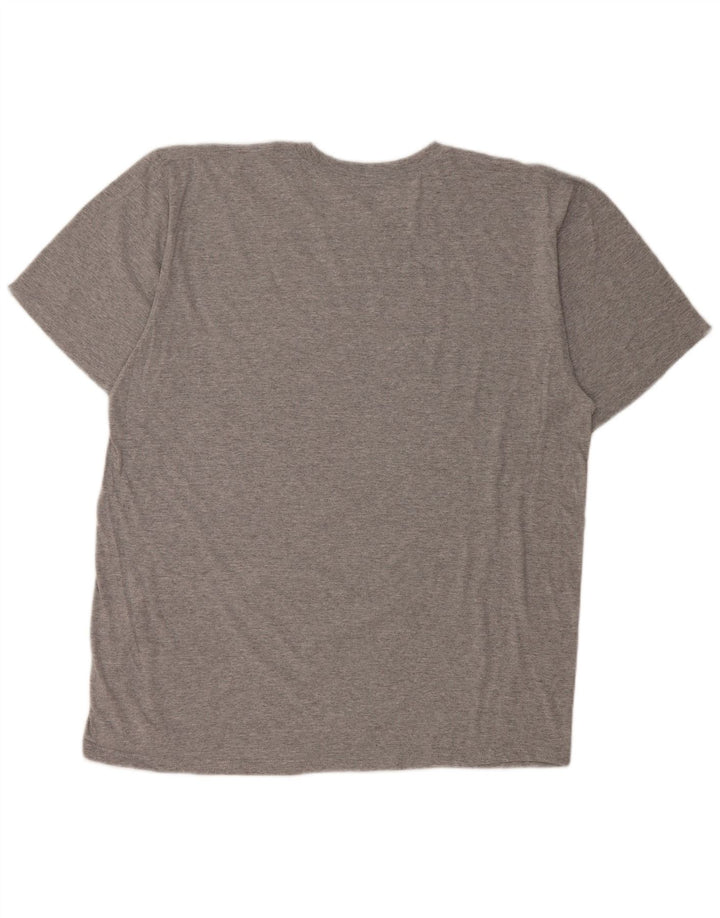 IZOD Мужская футболка с рисунком Top XL Серая в крапинку