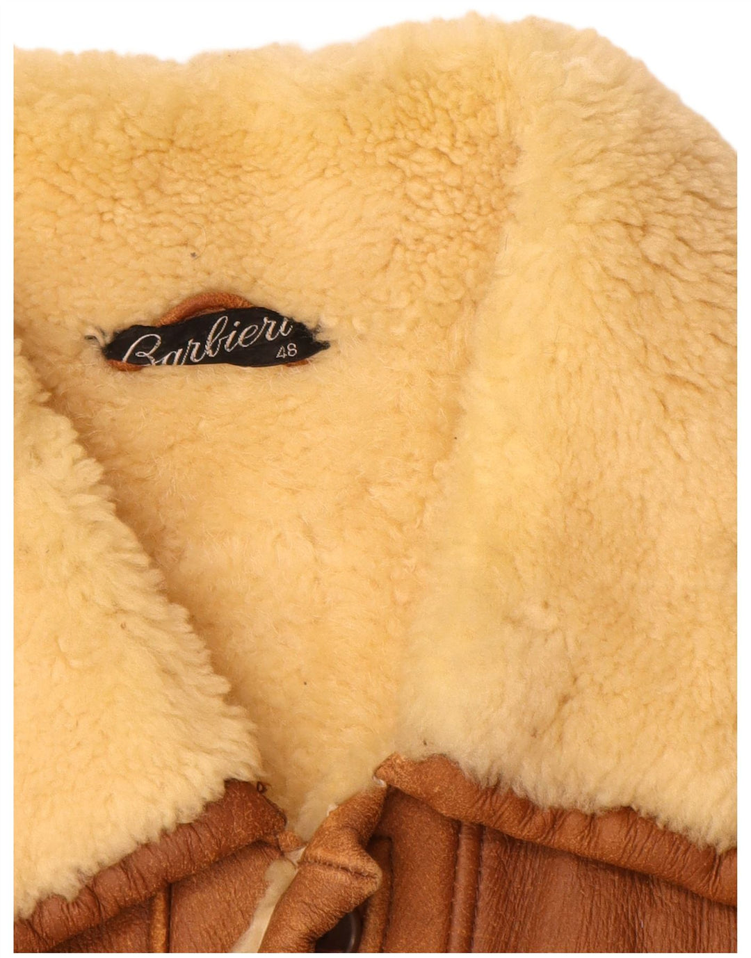 Мужская короткая дубленка Barbieri IT 48 Medium Brown Check