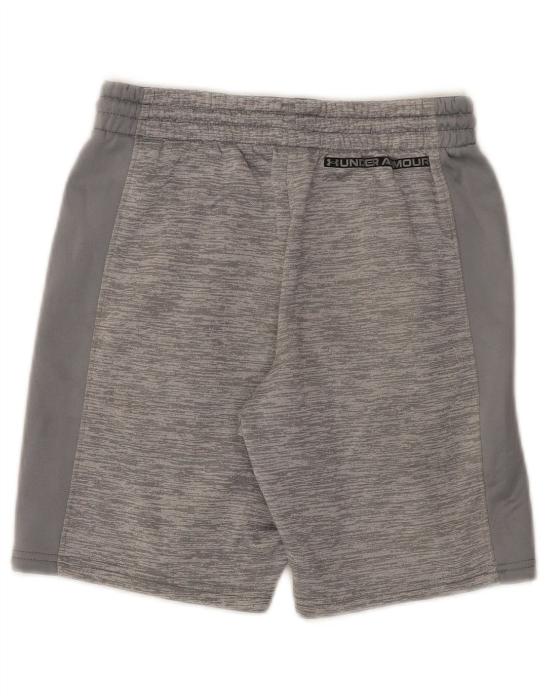 Спортивные шорты с рисунком Under Armour для мальчиков 9–10 лет, средние серые в крапинку