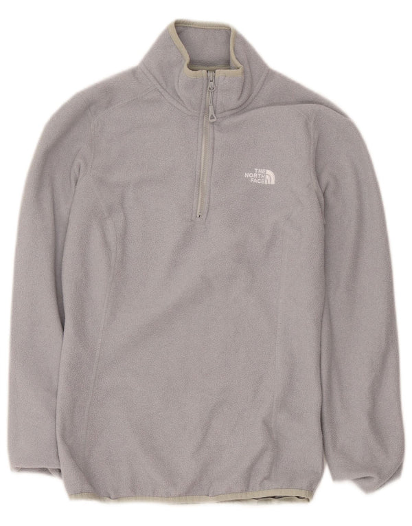 Женский флисовый джемпер с воротником на молнии The North Face UK 6 XS, серый полиэстер