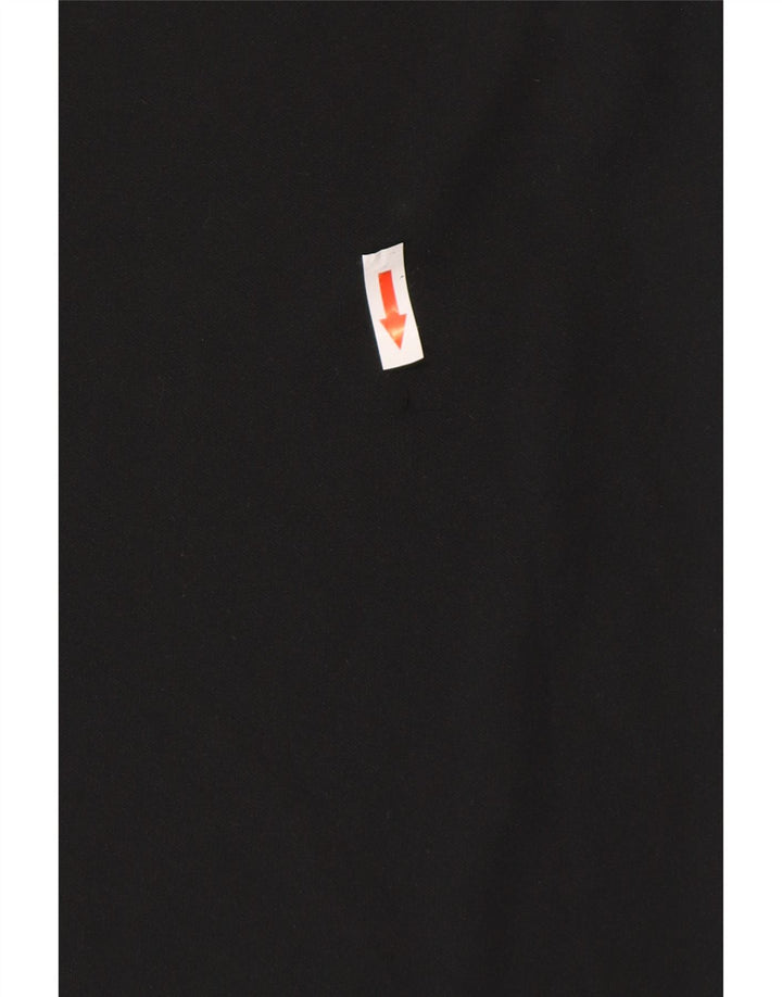 Футболка Nike Dri Fit для мальчиков, топ 12–13 лет, большой черный полиэстер с цветными блоками