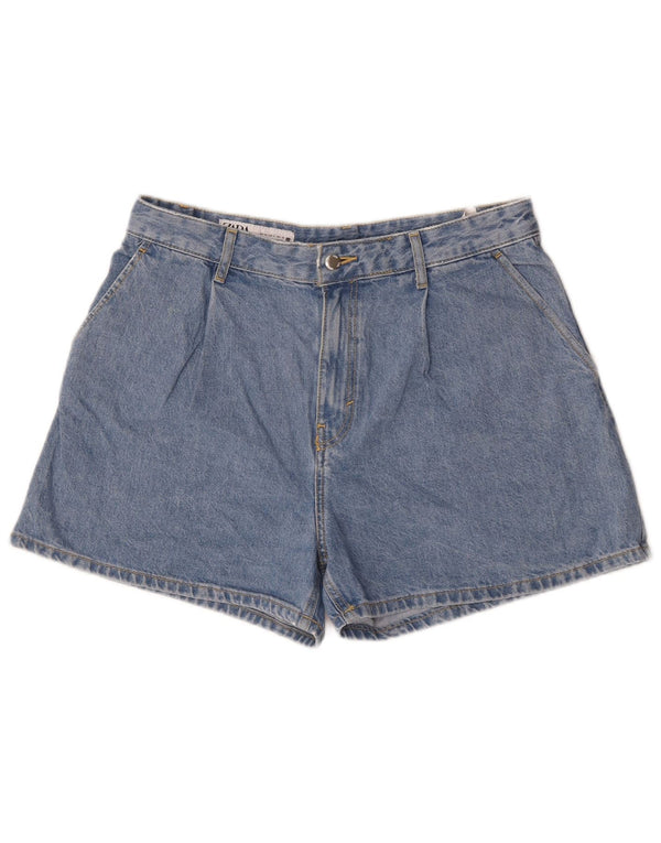 Женские джинсовые шорты Zara Medium W30, синие, хлопок
