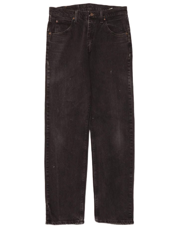 Мужские прямые джинсы Wrangler W32 L34, черный хлопок