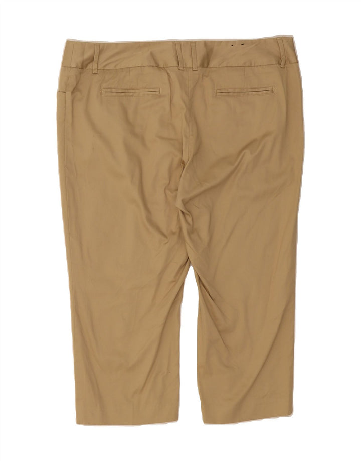 MOSSIMO Womens Straight Capri Trousers W38 L21 Beige Vintage Mossimo and Second-Hand Mossimo from Messina Hembry 