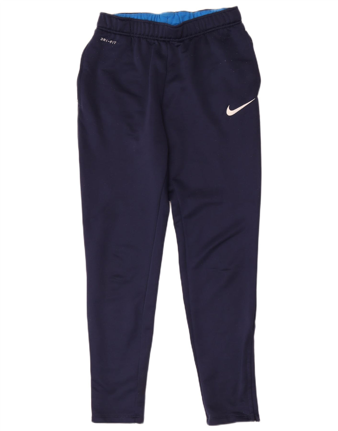 Мужские спортивные брюки Nike Dri Fit среднего размера, темно-синие, полиэстер
