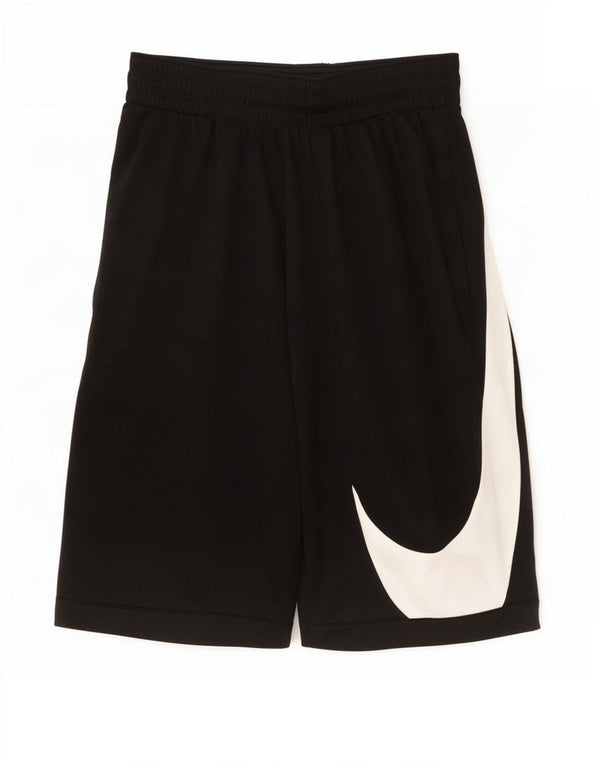 Мужские спортивные шорты Nike Dri Fit с графическим рисунком, маленькие черные из полиэстера