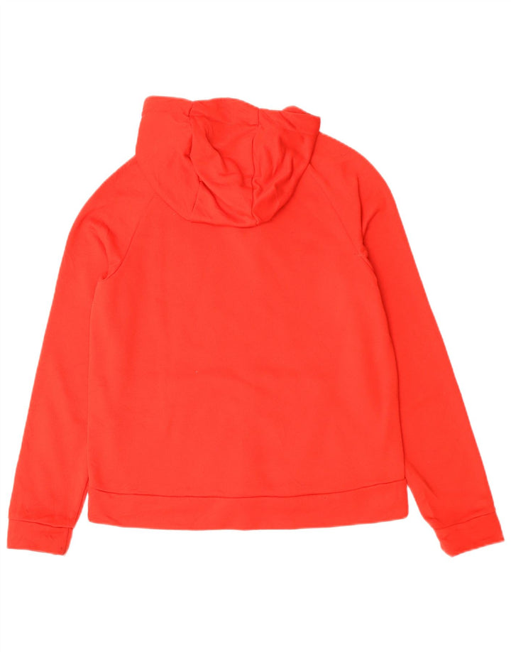 Женский свитер с капюшоном и молнией с графическим рисунком Nike Dri Fit UK 18 XL, красный полиэстер