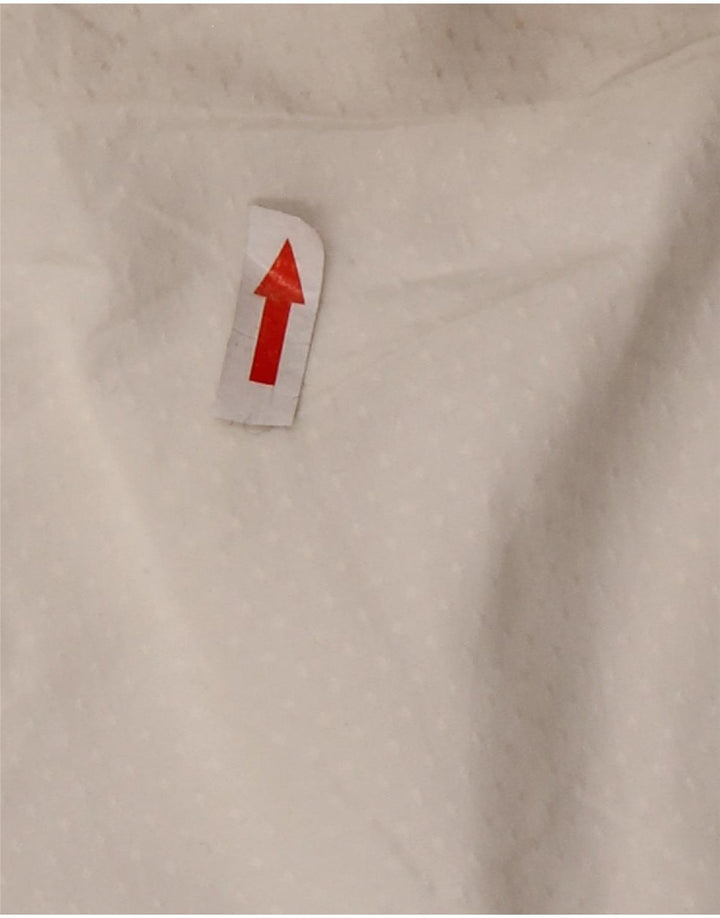 Женская блузка-рубашка EDDIE BAUER UK 10, маленькая, нейлон в белые пятна