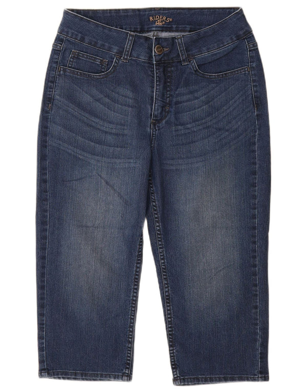 Женские джинсы-капри свободного покроя LEE, размер США 8, средний размер W28 L18, синий хлопок