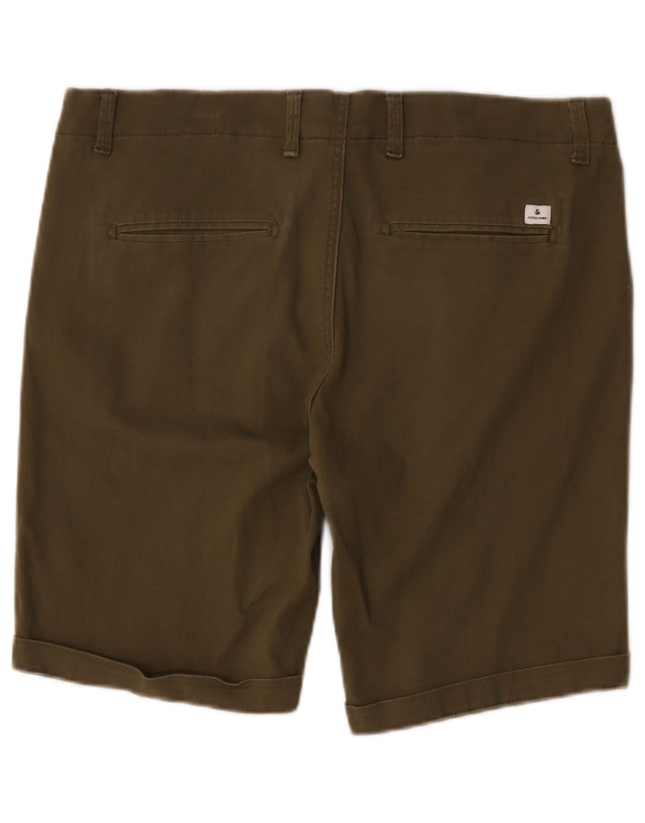 Мужские шорты чинос Jack & Jones, большие размеры, W36, хаки, хлопок