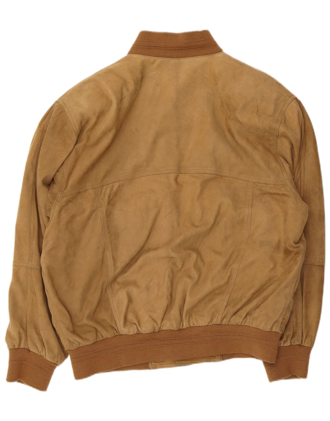 Мужской замшевый бомбер VINTAGE IT 50, большой, коричневый