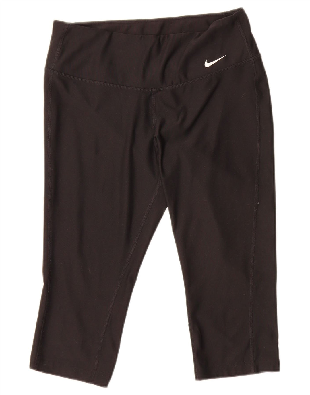 Женские леггинсы-капри Nike UK 10, маленькие черные из полиэстера