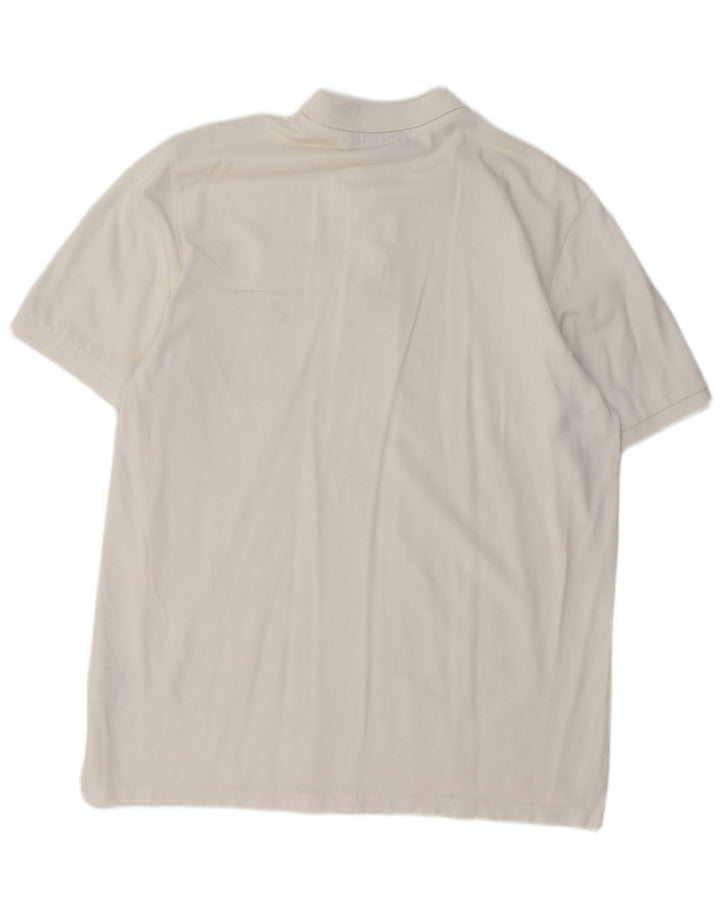 Мужская рубашка-поло Carhartt, большая белая, хлопковая