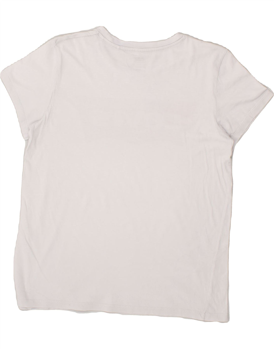 LEVI'S Womens Graphic T-Shirt Top UK 10 Small White Vintage Levi's and Second-Hand Levi's from Messina Hembry 