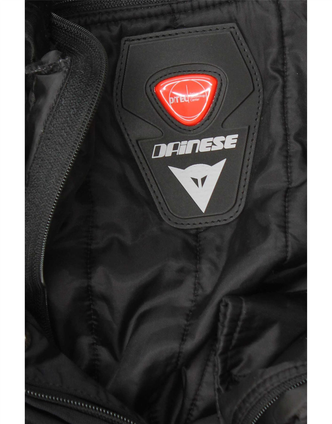 Женская укороченная куртка-борцовка Dainese с графическим рисунком UK 12, средний черный цвет с цветными блоками