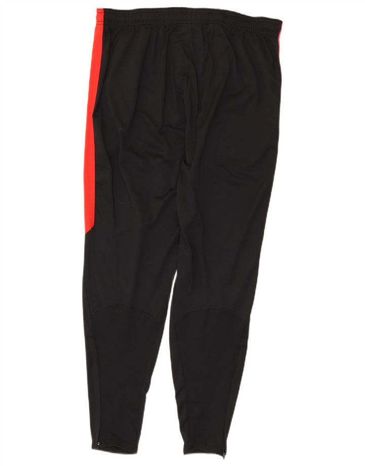 Мужские спортивные брюки Nike Dri Fit XL, черные полиэстер с цветными блоками