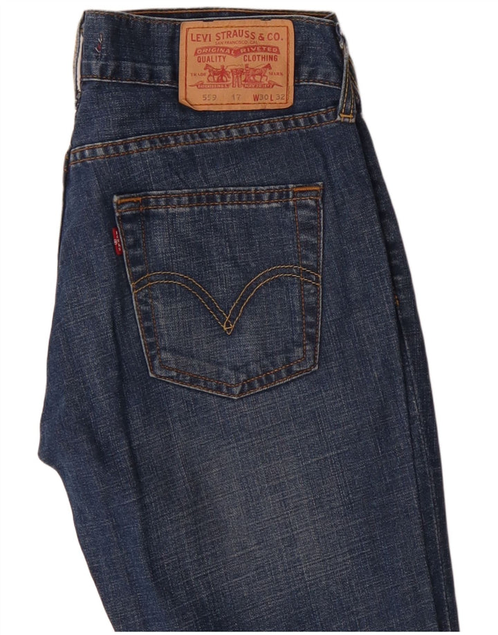 Женские джинсы Levi's 559 Bootcut W30 L32 Синие, хлопок