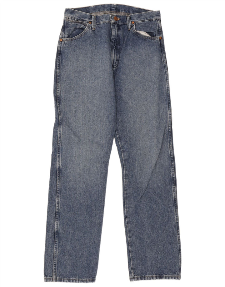 Мужские прямые джинсы Wrangler W32 L32, синий хлопок