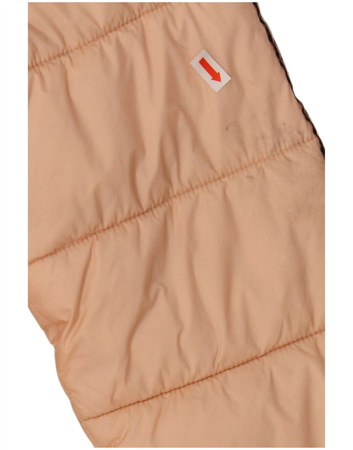 Женская стеганая куртка Champion UK 14, средний розовый цвет с цветными блоками, полиамид