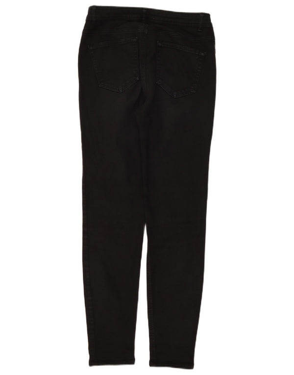 Женские джинсы скинни ZARA EU 38, маленькие W28 L28, черные