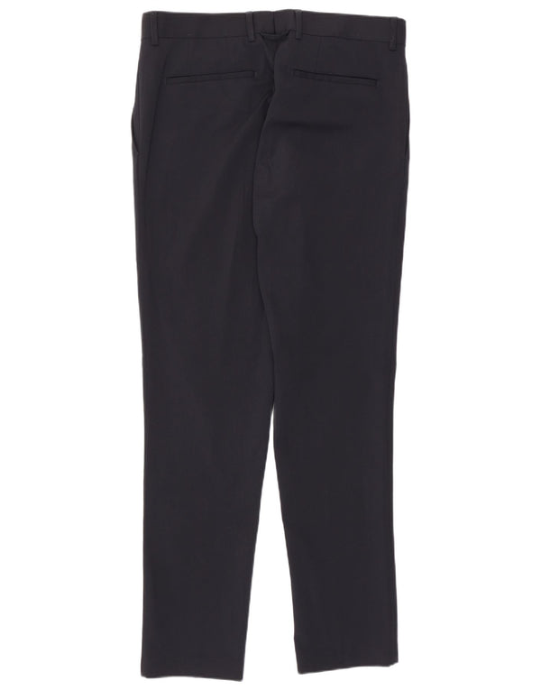 Мужские узкие повседневные брюки Zara EU 40 Medium W31 L30 Темно-синий полиэстер