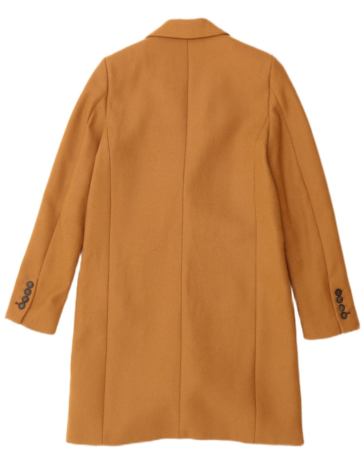 Женское пальто Zara UK 6 XS из коричневой шерсти