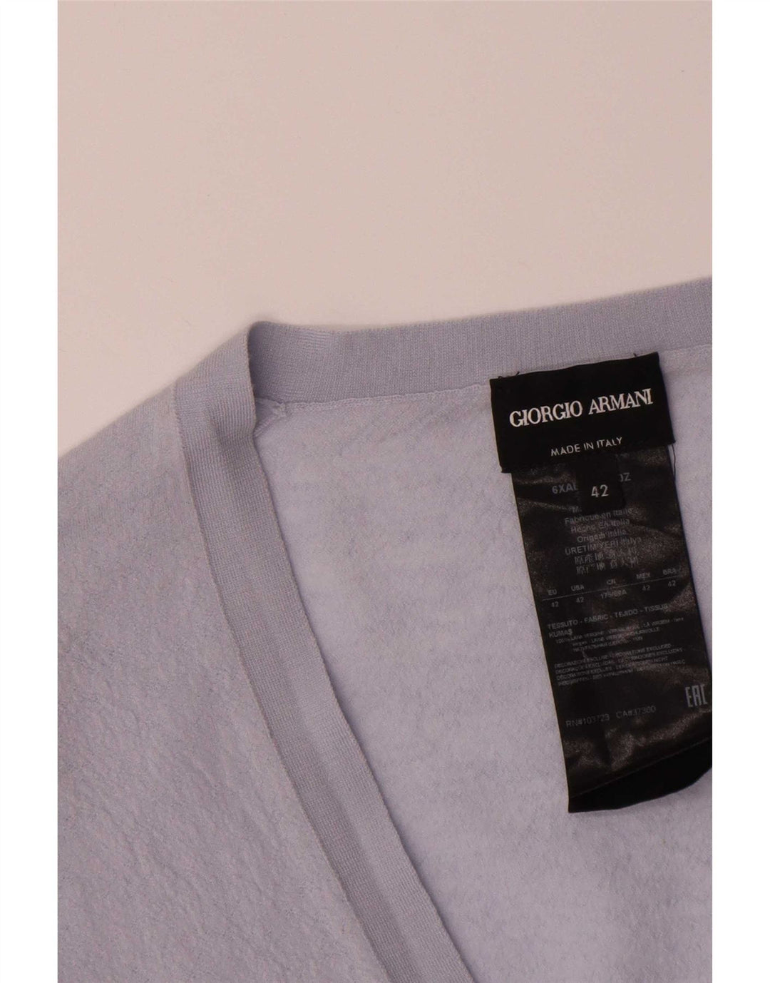Женский укороченный кардиган Giorgio Armani IT 42 Medium Purple Wool