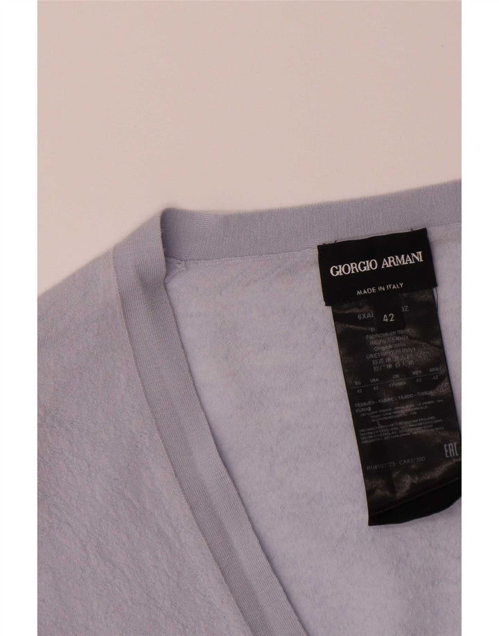 Женский укороченный кардиган Giorgio Armani IT 42 Medium Purple Wool