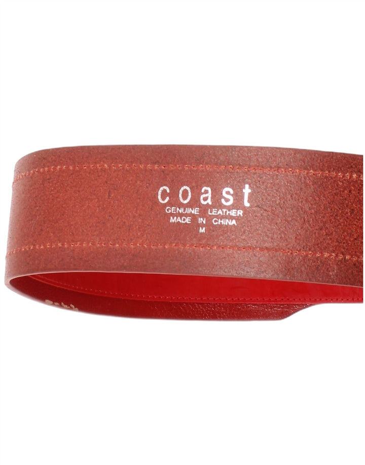Женский кожаный пояс Coast, средний L34, красный кожаный