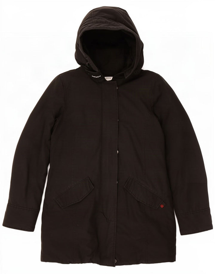 Женская пуховая куртка оверсайз с капюшоном Woolrich UK 6 XS, черная