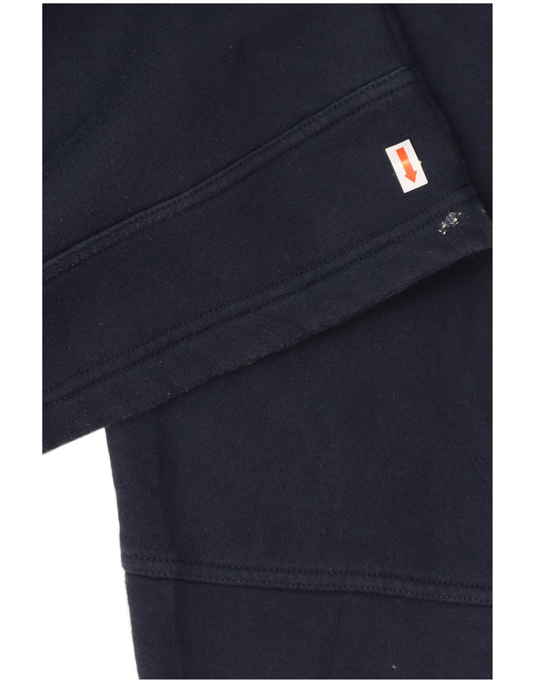 Мужской свитер свободного кроя ADIDAS, средний темно-синий, хлопок, джемпер