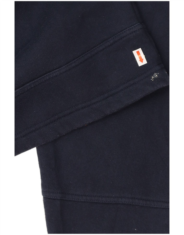 Мужской свитер свободного кроя ADIDAS, средний темно-синий, хлопок, джемпер