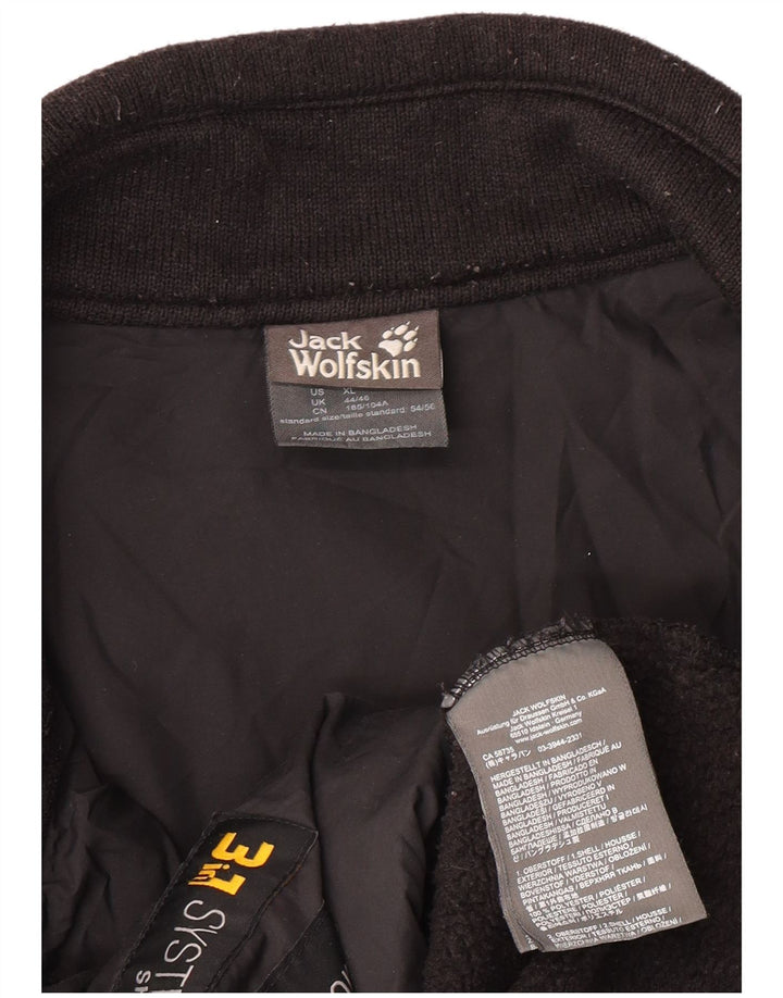Мужская флисовая куртка JACK WOLFSKIN UK 44/46 XL, черный полиэстер