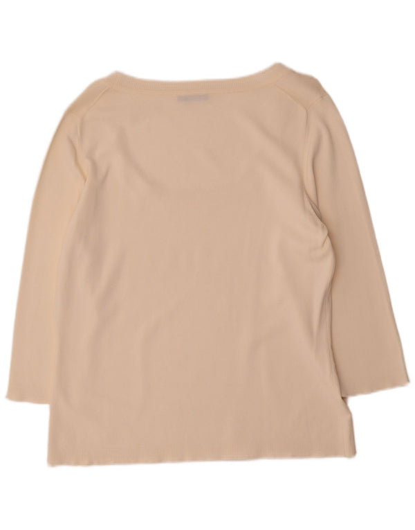 Женский топ Marella с рукавом 3/4 UK 20 2XL Off White