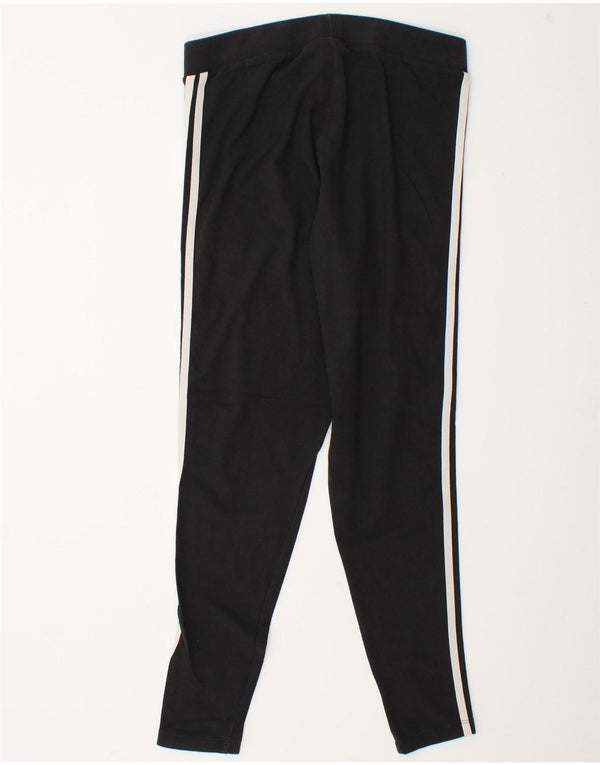 Женские леггинсы Adidas UK 18 XL, черные хлопковые