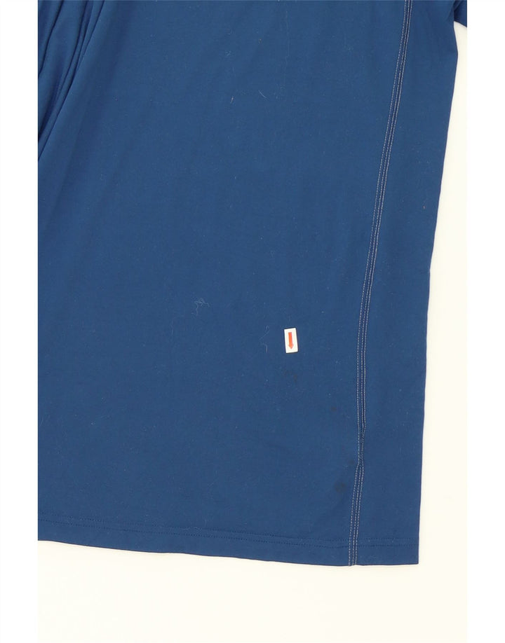 EDDIE BAUER Mens T-Shirt Top XL Blue Polyester Vintage Eddie Bauer and Second-Hand Eddie Bauer from Messina Hembry 