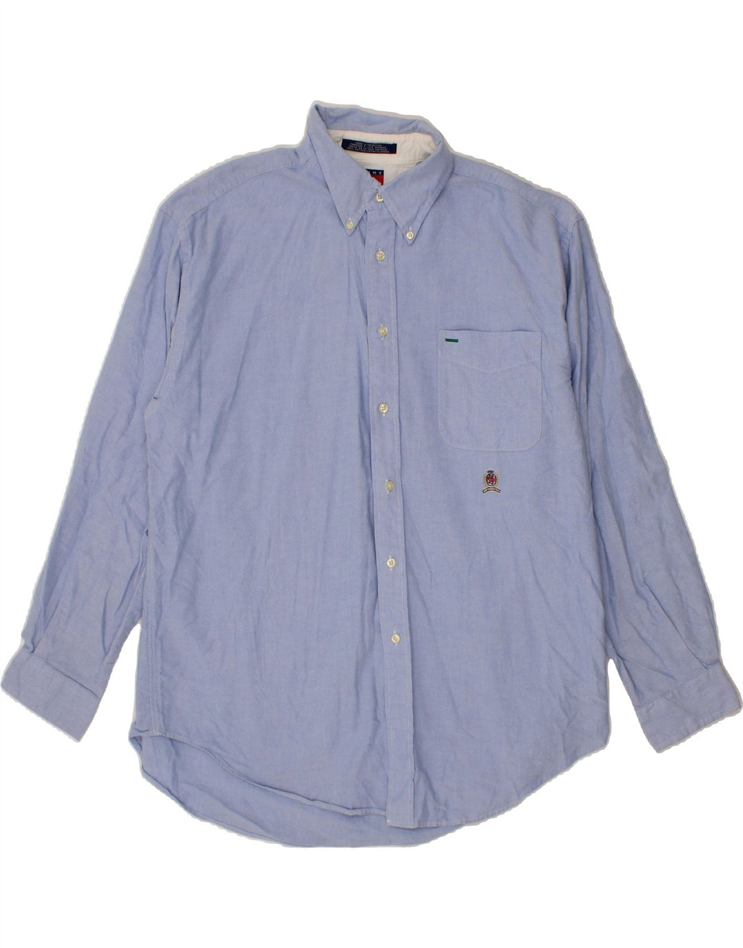 TOMMY HILFIGER Mens Shirt XL Blue Cotton Vintage Tommy Hilfiger and Second-Hand Tommy Hilfiger from Messina Hembry 