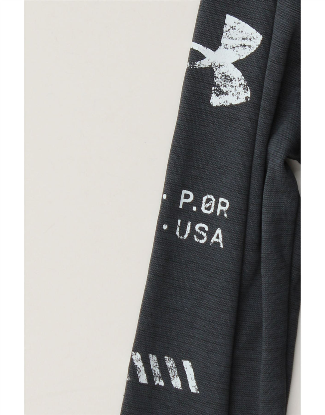 Пуловер с графическим рисунком для мальчиков Under Armour, спортивный костюм, топ 9–10 лет, средний серый цвет