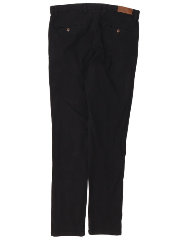 Мужские брюки-чиносы Jack & Jones W32 L34, черные, хлопковые