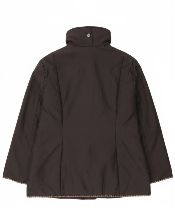 Винтажная женская ветровка IT 48 XL, черный полиэстер