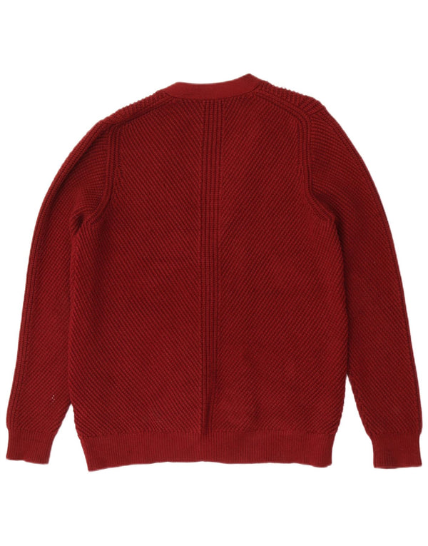 Женский кардиган с автографом Marks & Spencer UK 12, средний красный вискоза