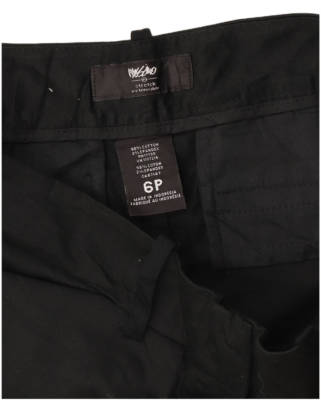 Женские повседневные шорты Mossimo Petite US 6 Medium W30, черные хлопковые