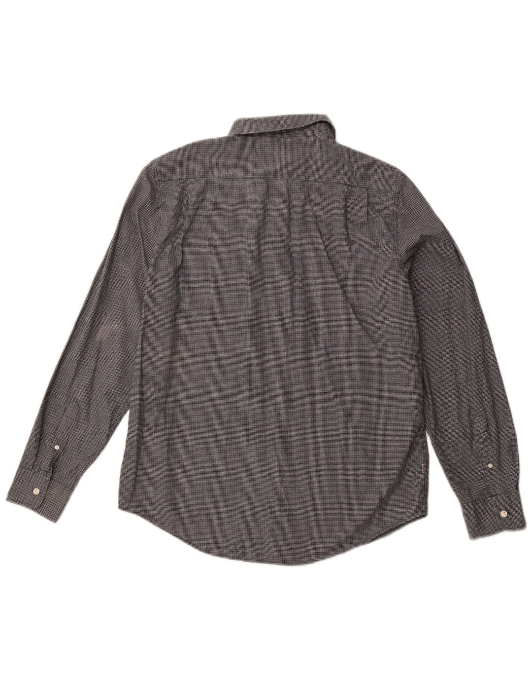 Мужская рубашка узкого кроя LEVI'S, большая темно-синяя клетка в клетку, хлопок