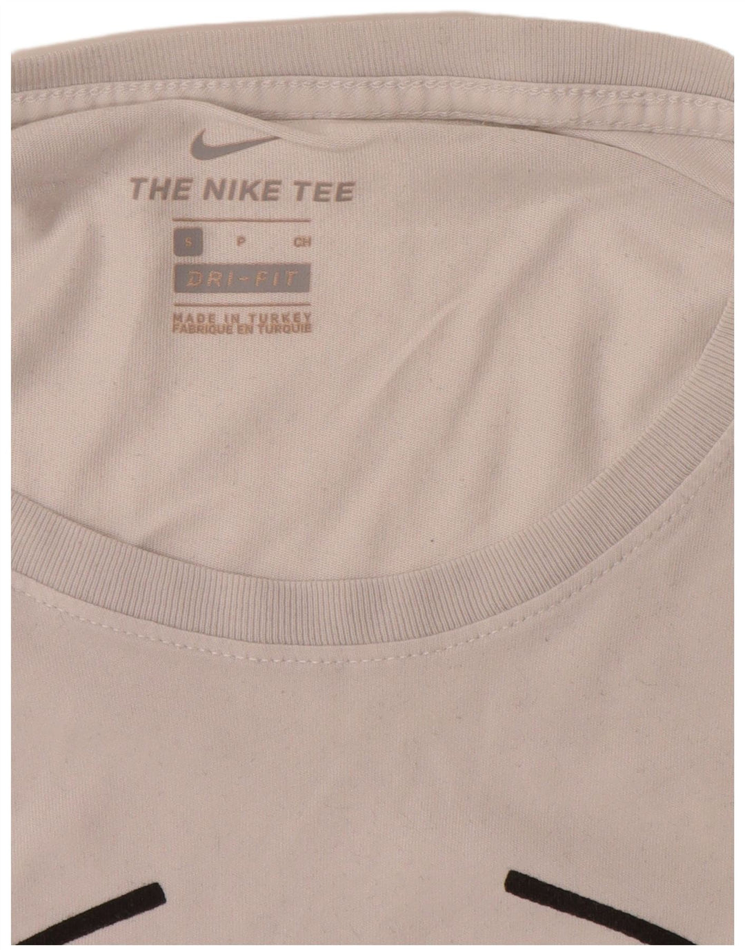 Мужская футболка с рисунком Nike Dri Fit, маленькая белая