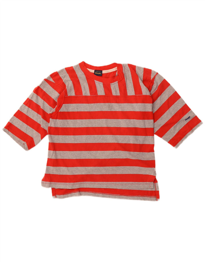 Женский оверсайз-топ Wrangler с рукавом 3/4, Великобритания, 10 маленьких красных полосок